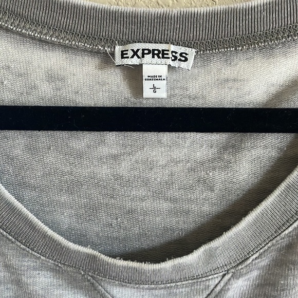 Express Crystal Skull Sweatshirt- so soft! - Picture 3 of 5